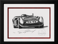 Lola T70 by Danny Day | Dan Gurney Autographed COA