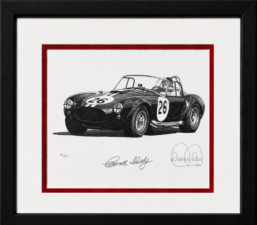 #26 Shelby Cobra 289 Competition Car by Danny Day | Carroll Shelby Autographed