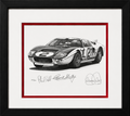 Ford GT40 Chassis 107 by Danny Day | Phil Hill  & Carroll Shelby Autographed