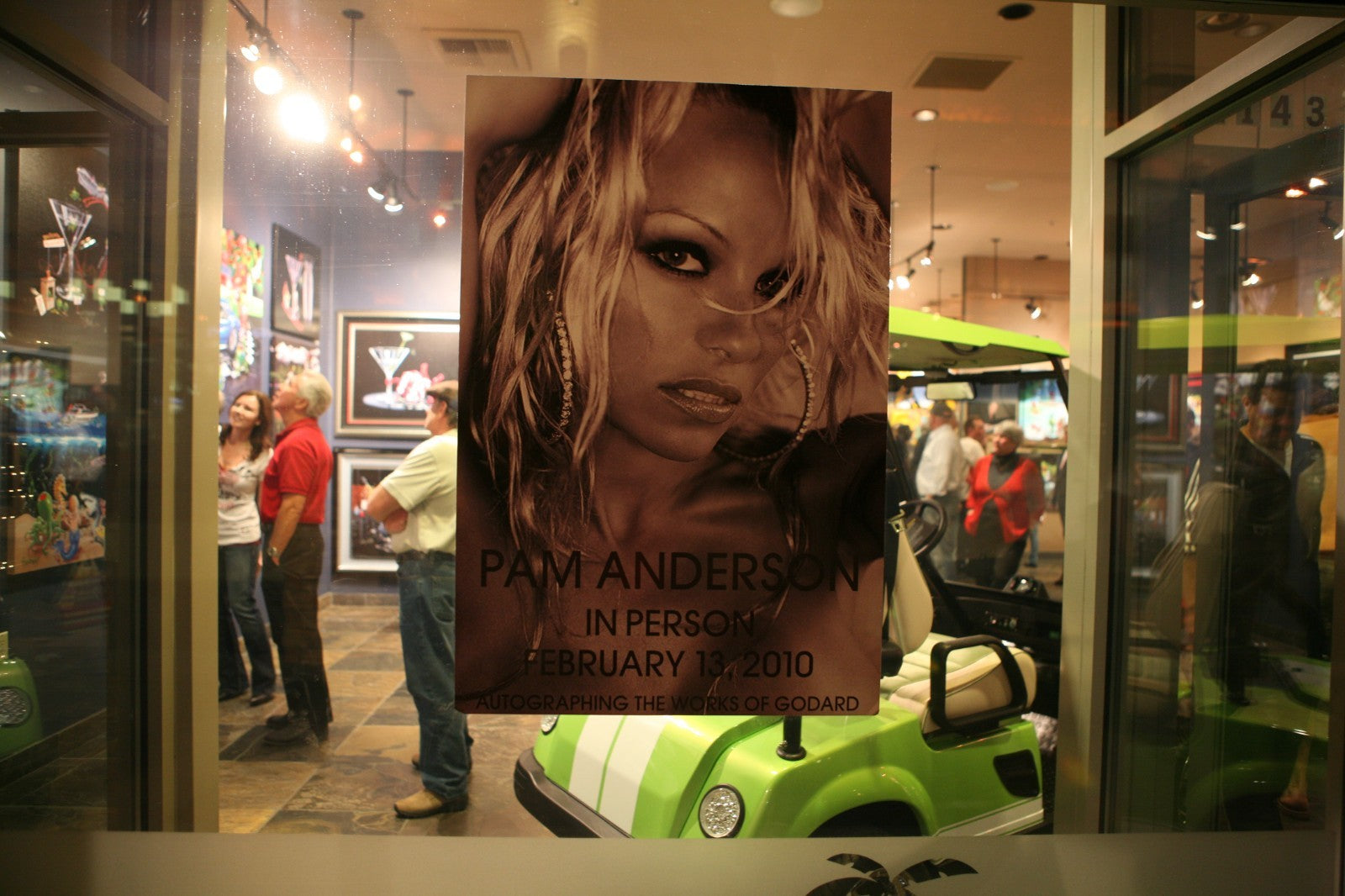 RARE! "Bubbly Bath 2" by Michael Godard — #18/150 — Pam Anderson Autographed