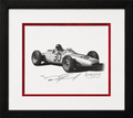 Porsche 804 Formula 1 Winner by Danny Day | Dan Gurney Autographed | Framed