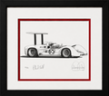 1966 Chaparral 2E by Danny Day | Phil Hill Autographed |