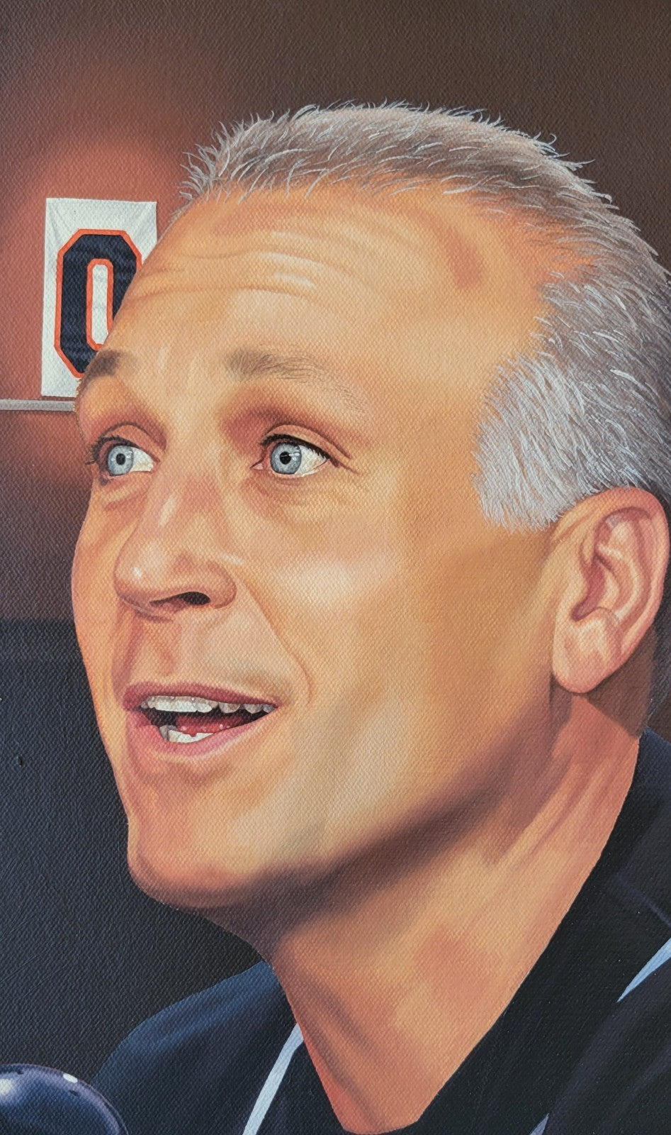 Cal Ripken Jr Original Oil Painting by Danny Day Orioles Baseball Framed 20x26