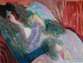 BARBARA A. WOOD – “BOUDOIR” – AP 31/50 – SIGNED GICLÉE ON CANVAS – COA