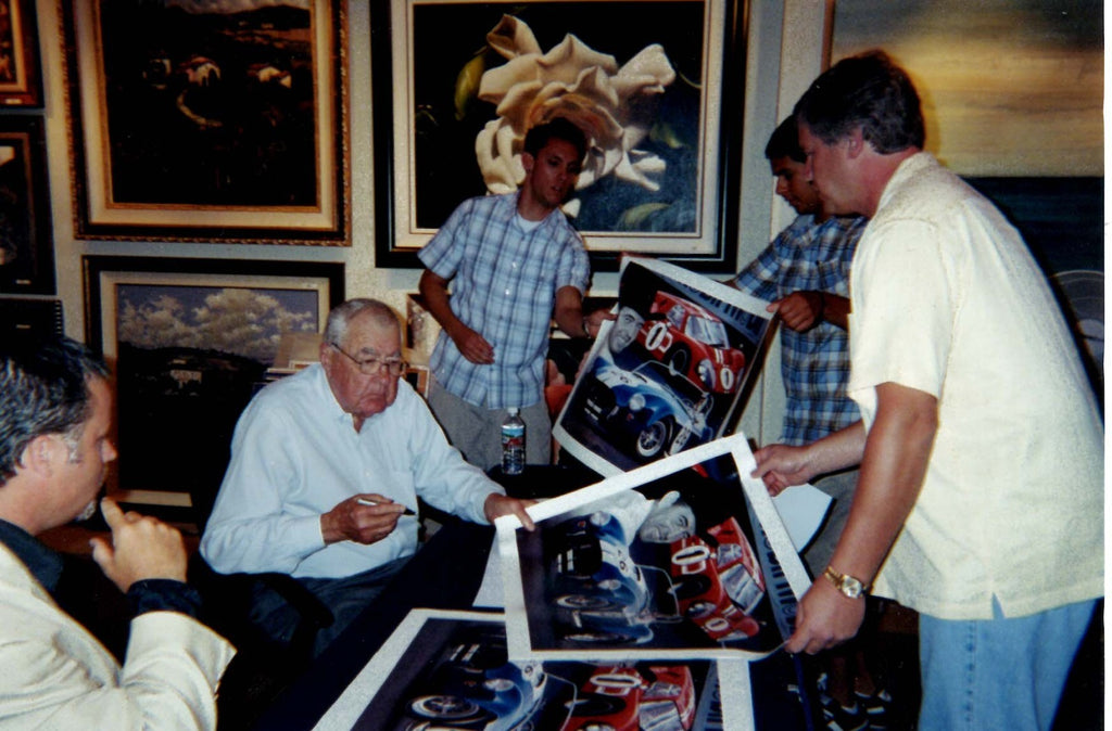 Tribute To Carroll Shelby by Danny Day Autographed by Carroll Shelby