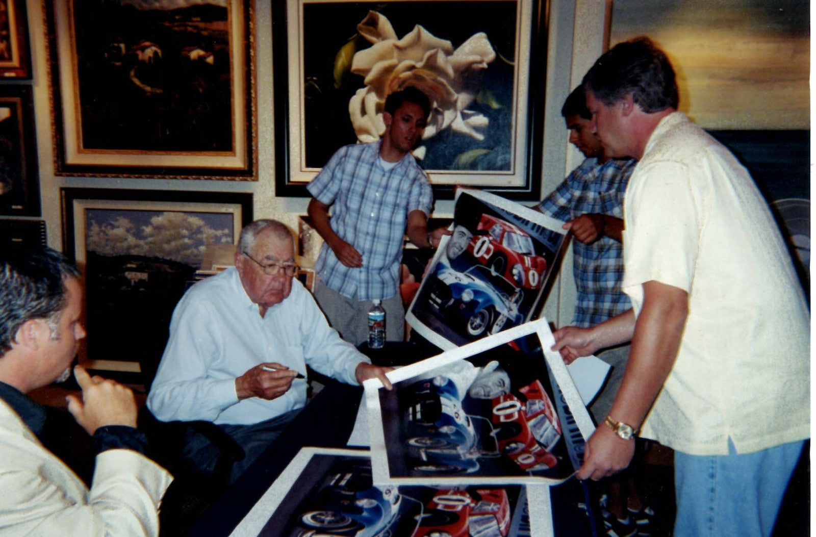 Tribute To Carroll Shelby by Danny Day Autographed by Carroll Shelby