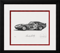 #26 Shelby Daytona Coupe by Danny Day | Carroll Shelby Autographed | Framed